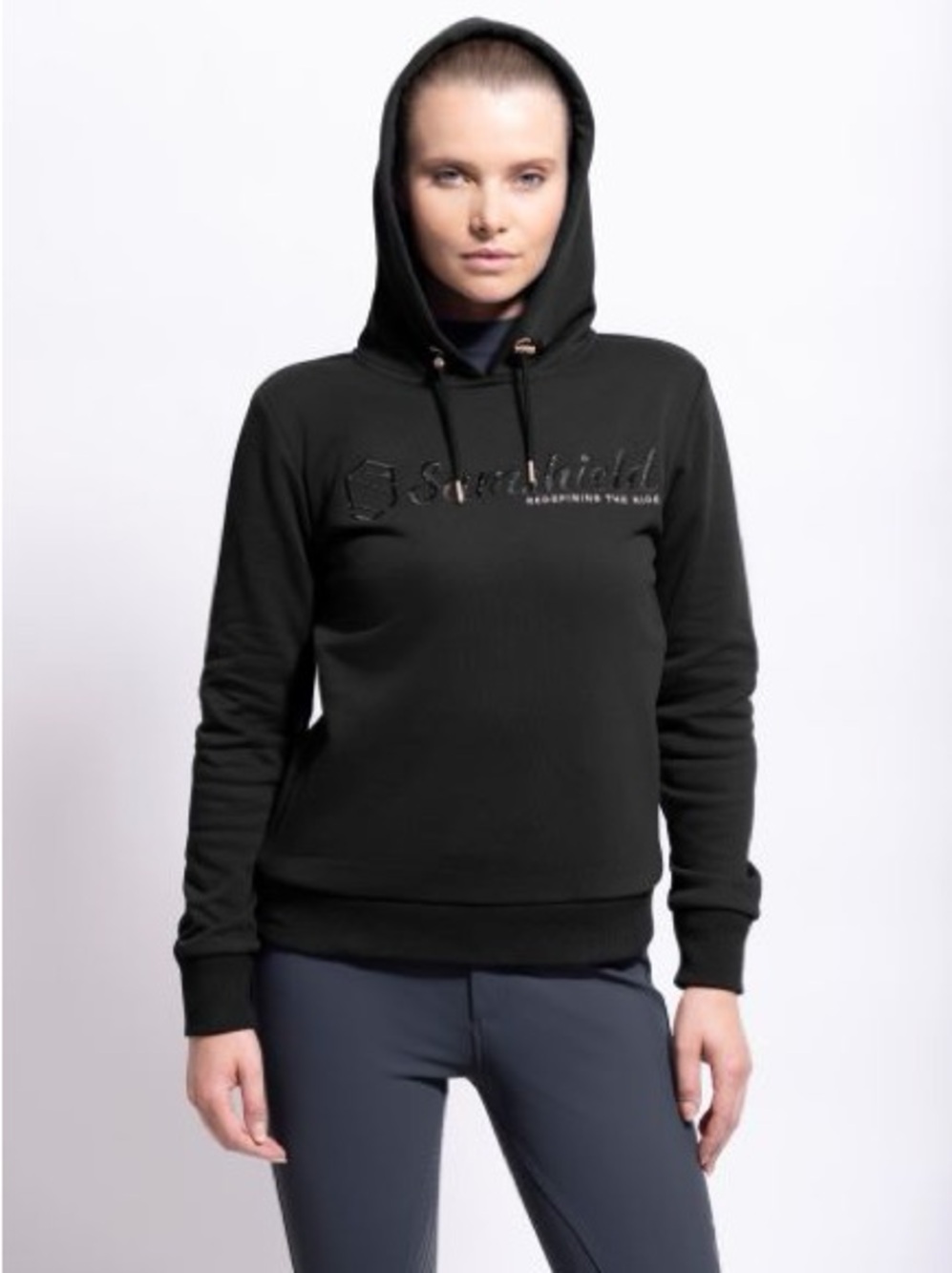 Samshield Swarovski Crystal Bonnie Hoodie Sweatshirt Black XS